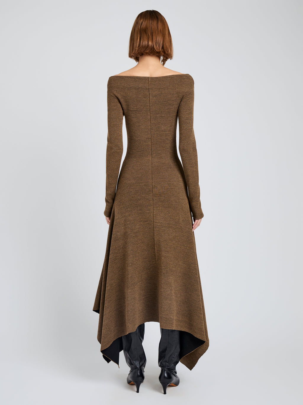 Romi Women's Dress | Textured Sculpted Viscose, Slim Fit 3
