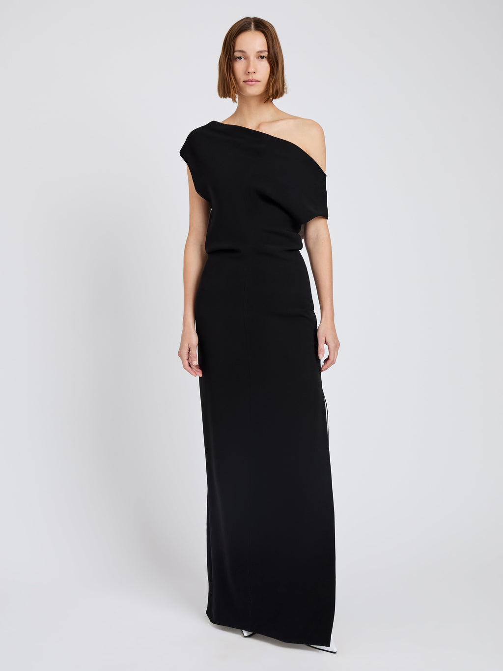 Rosa Women's Dress | Light Double Crepe, Off-Shoulder Design 1