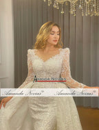 Custom 2-in-1 Wedding Dress Sleeves