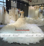 Custom Ruffle Mermaid Wedding Dress
