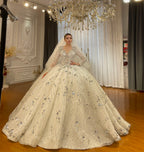 Luxury 3-Wear Wedding Dress