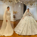 Luxury 3-Wear Wedding Dress