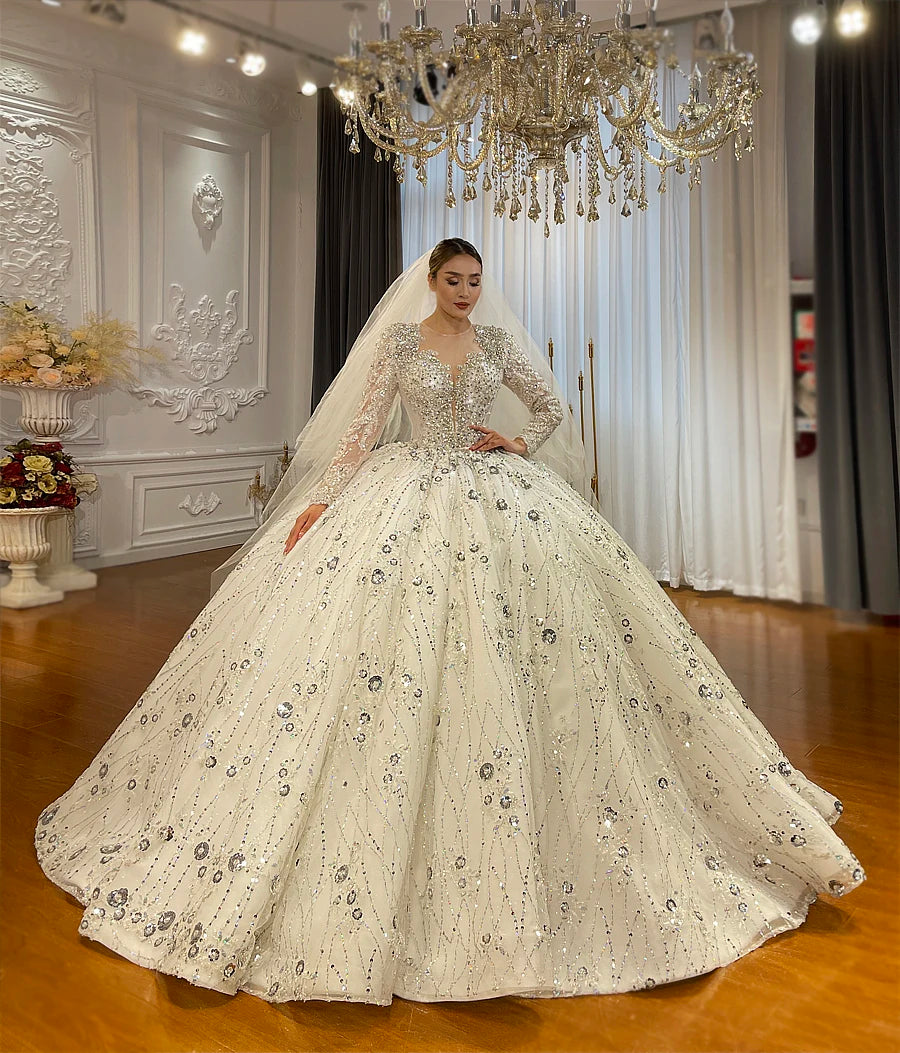 Luxury 3-Wear Wedding Dress