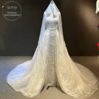 Luxury Beaded Two-Piece Wedding Dress