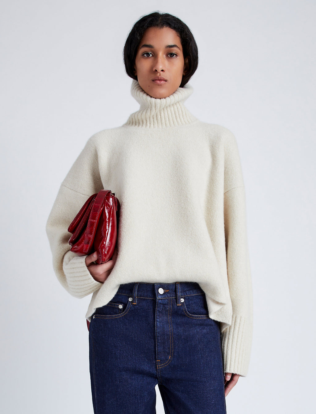 Sandy Women's Turtleneck Sweater | Eco-Friendly Cashmere Blend 1