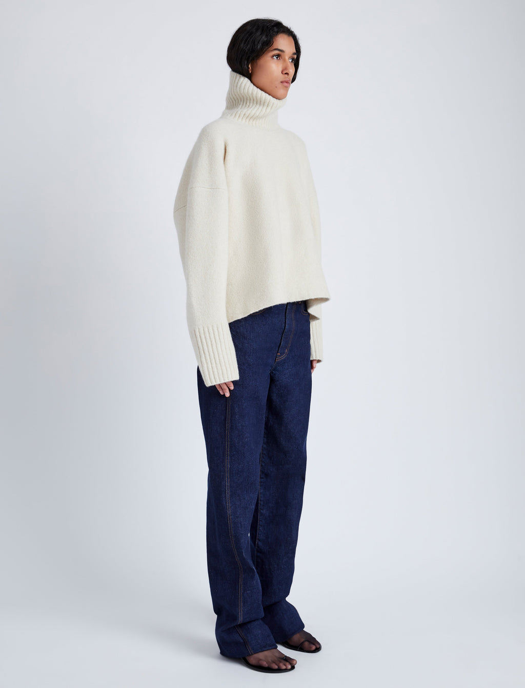 Sandy Women's Turtleneck Sweater | Eco-Friendly Cashmere Blend 3