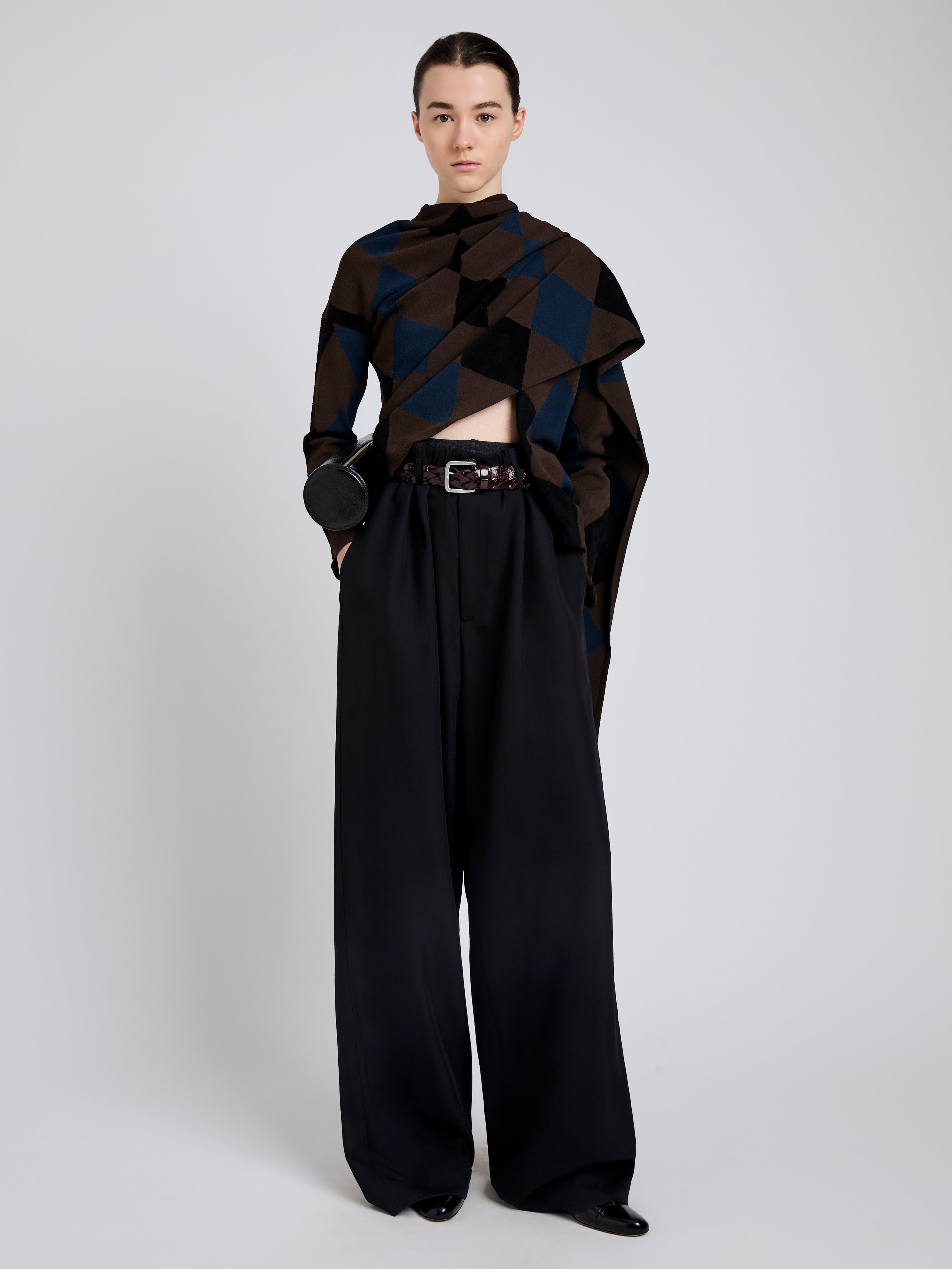 Sapphire Women's Pants | High-Rise Twill, Wide Leg 1