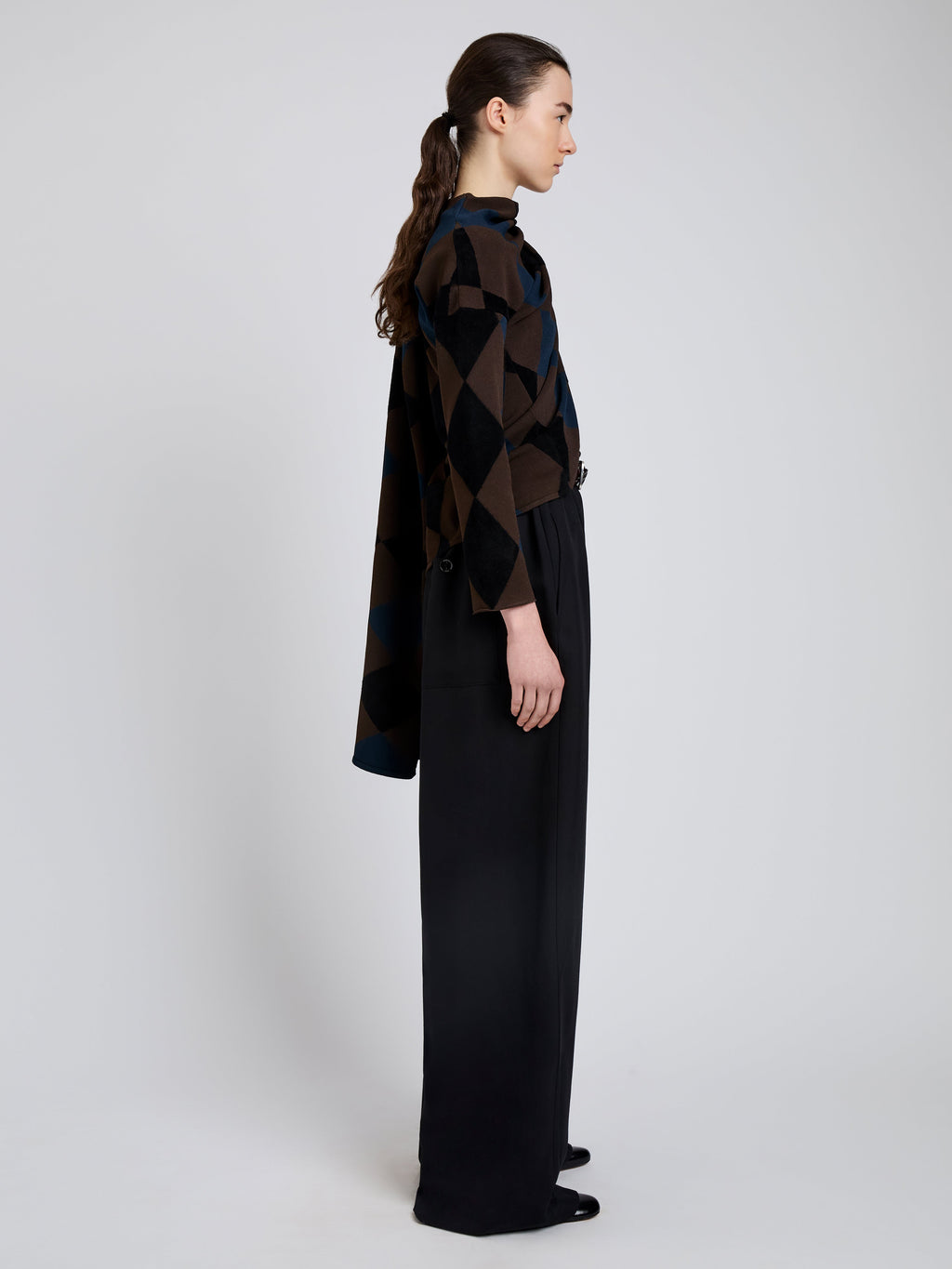 Sapphire Women's Pants | High-Rise Twill, Wide Leg 2