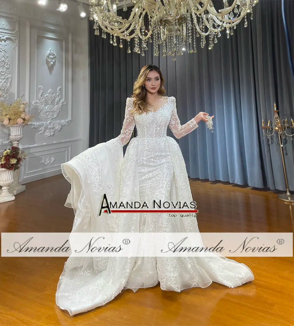 Custom 2-in-1 Wedding Dress Sleeves