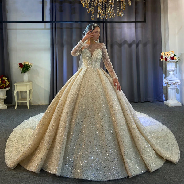 Sparkling Tulle Custom Bridal Gown — Made to Measure