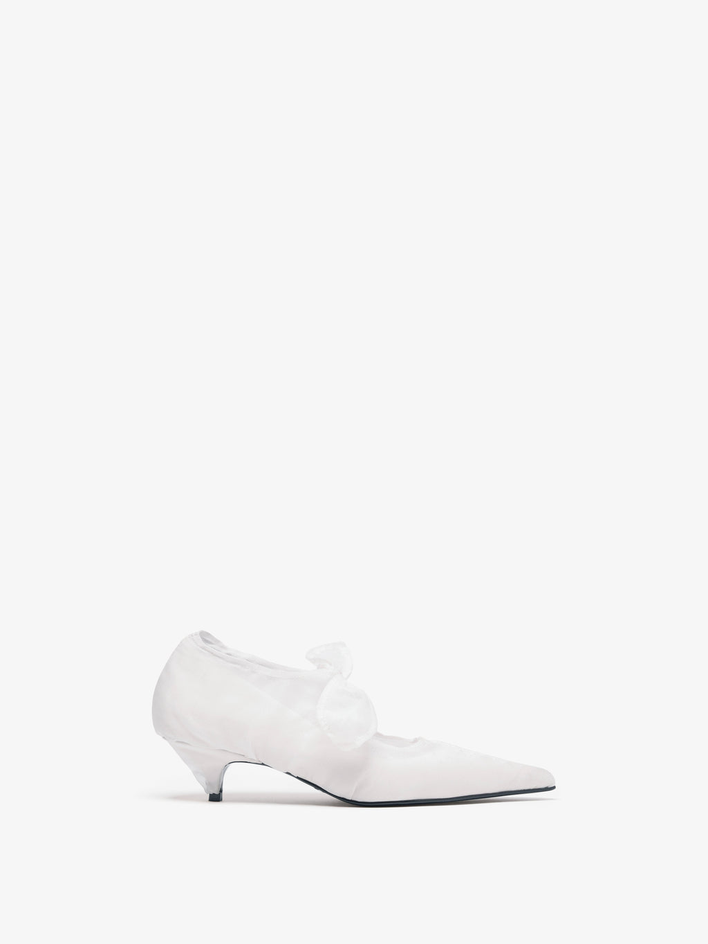 Sleek Women's Pumps | Organza Bow Detail 0