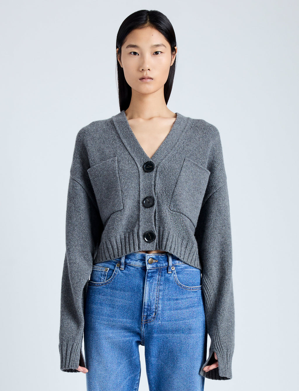 Sofia Women's Cardigan | Eco Cashmere, Cropped Design 1