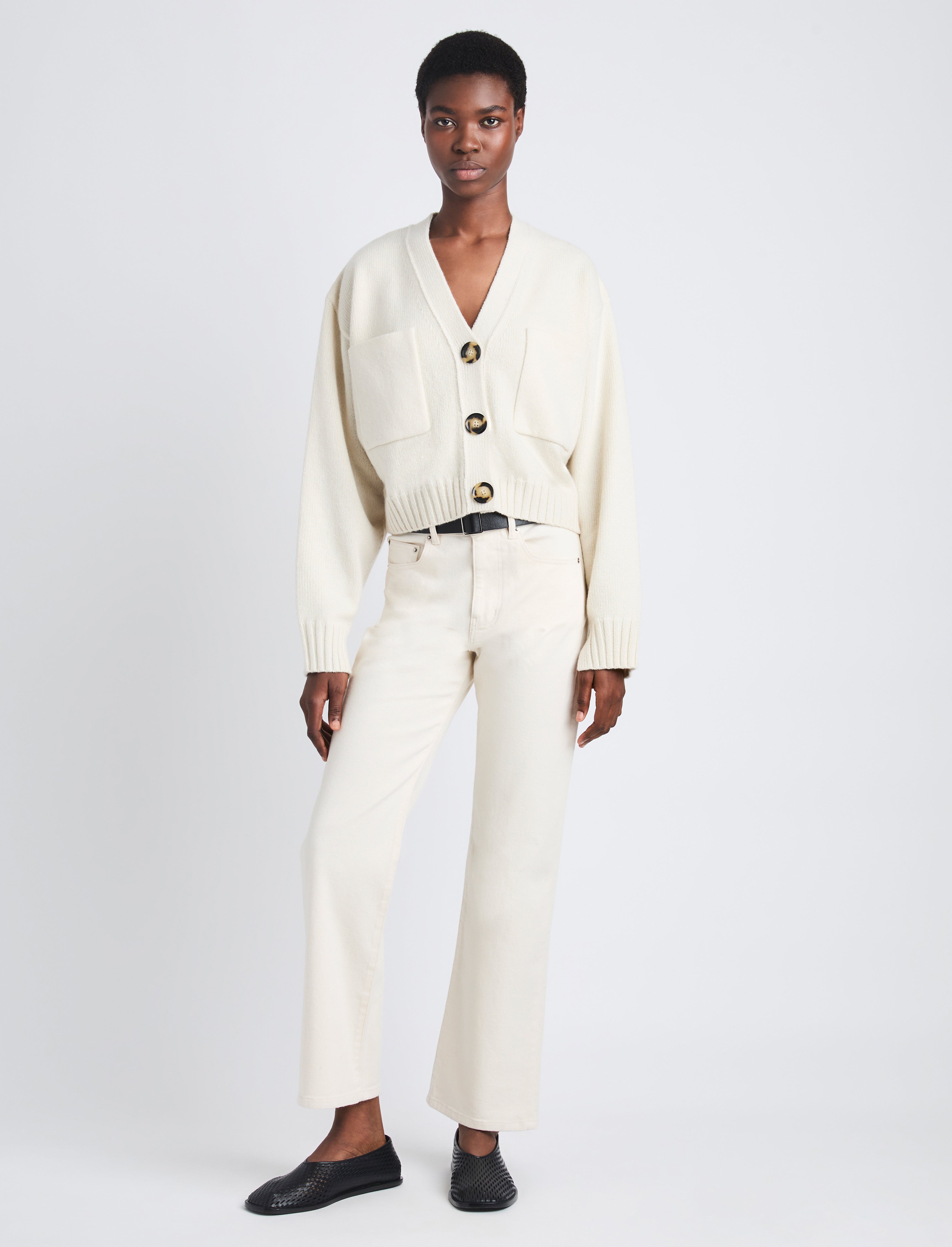 Sofia Women's Cardigan | Eco Cashmere, Cropped Design 2