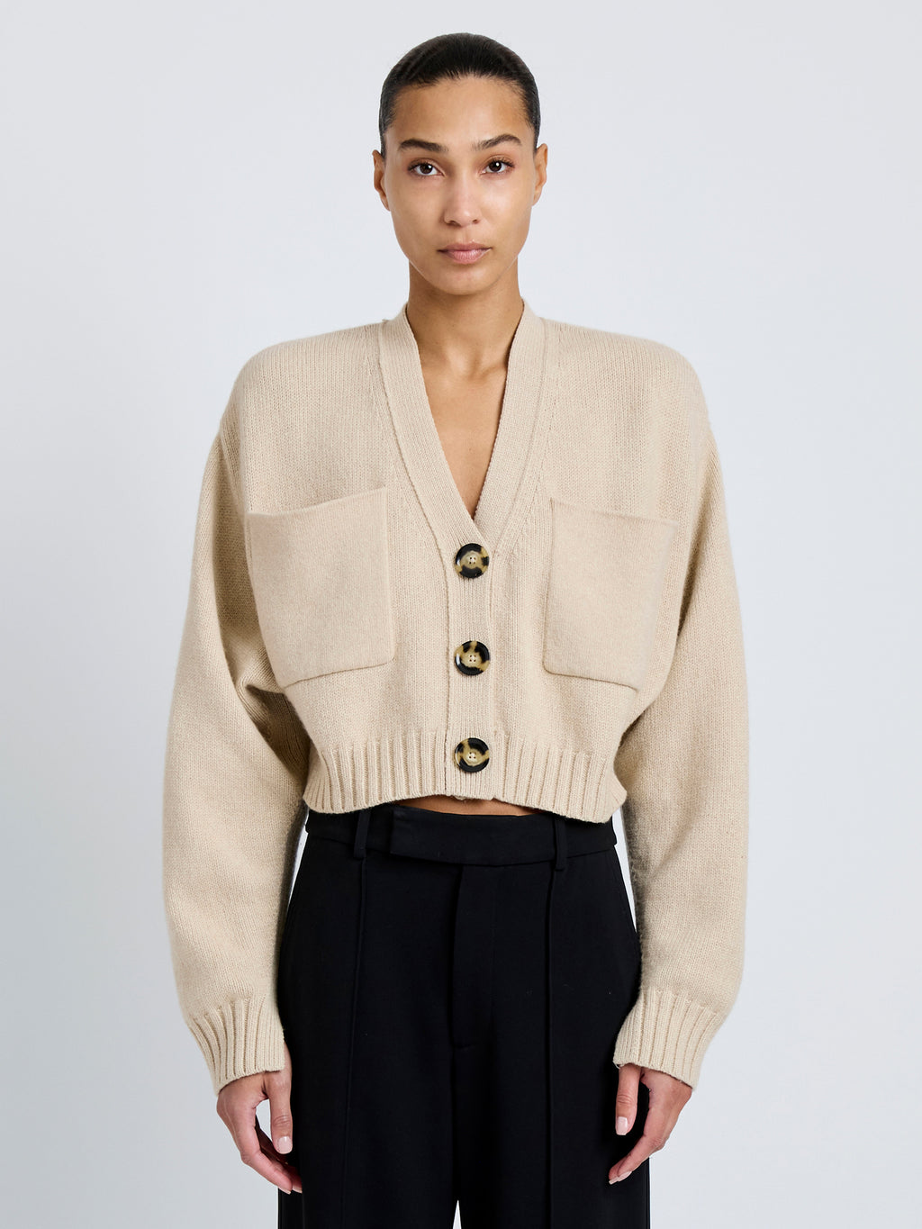 Sofia Women's Cardigan | Eco Cashmere, Cropped Design 4