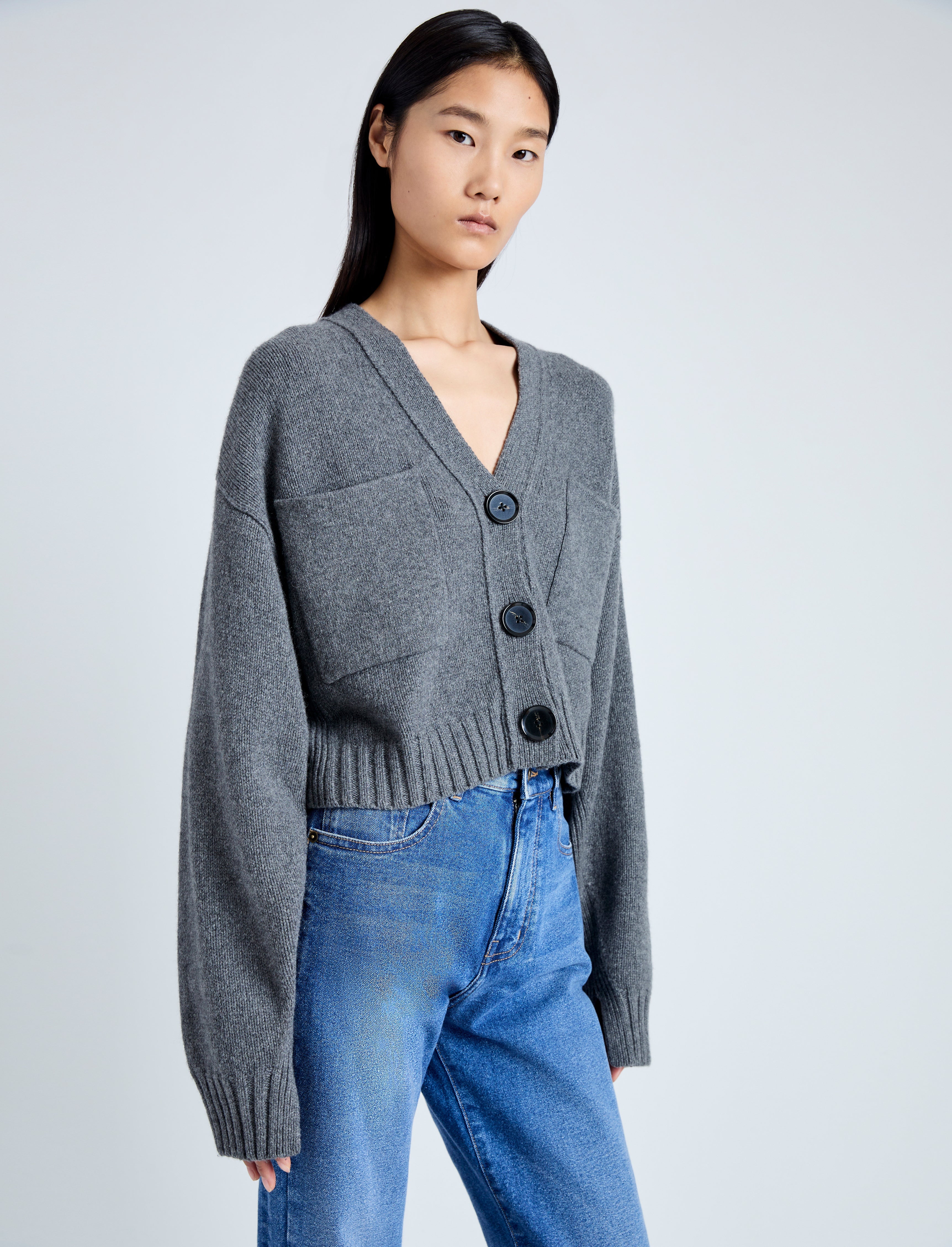 Sofia Women's Cardigan | Eco Cashmere, Cropped Design 5