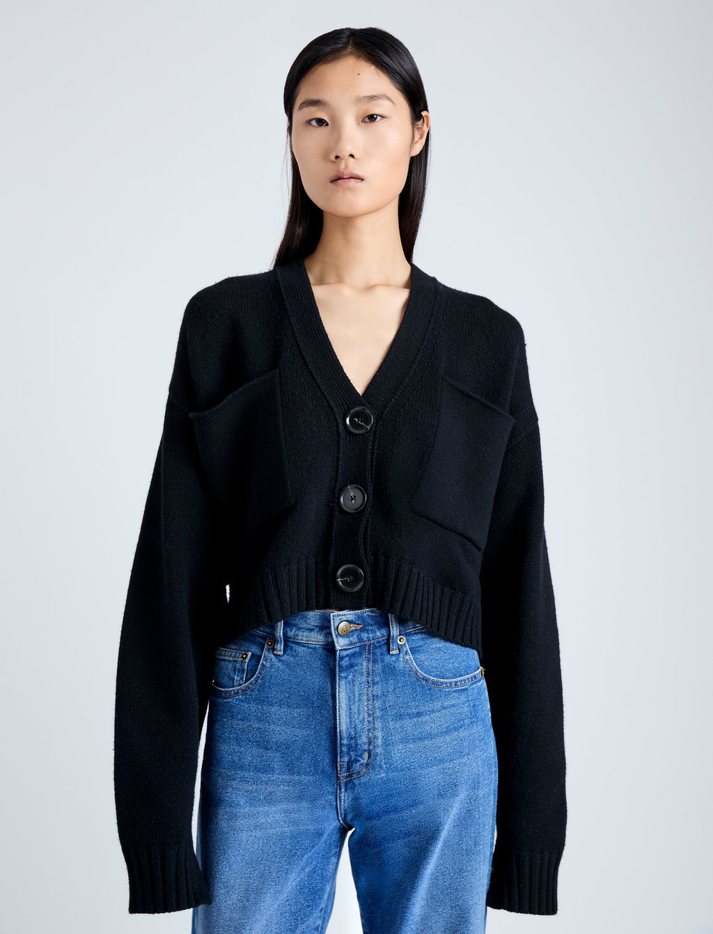 Sofia Women's Cardigan | Eco Cashmere, Cropped Design 5