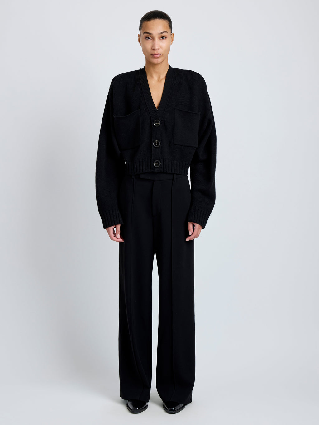 Sofia Women's Cropped Cardigan | Eco Cashmere, Relaxed Fit 2