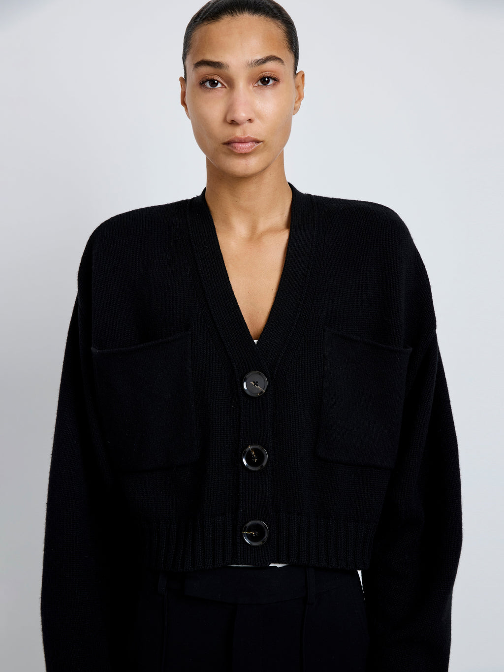 Sofia Women's Cropped Cardigan | Eco Cashmere, Relaxed Fit 5