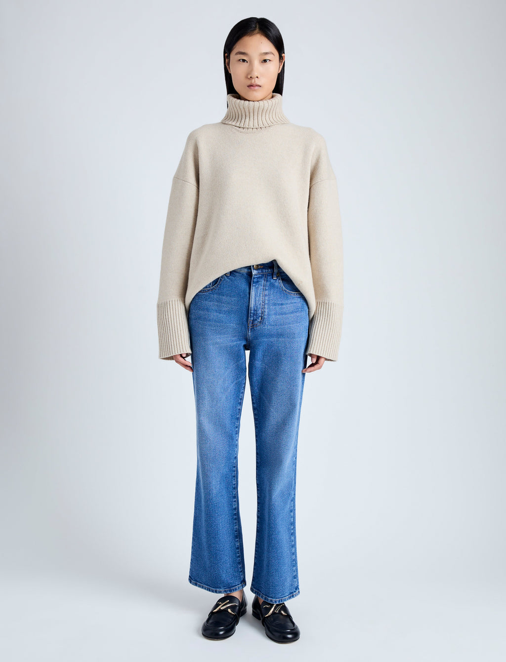 Sophie Women's Turtleneck Sweater | Eco Doubleface Cashmere 2