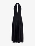 Tara Women's Maxi Dress | Viscose Georgette, Halter Neck 0