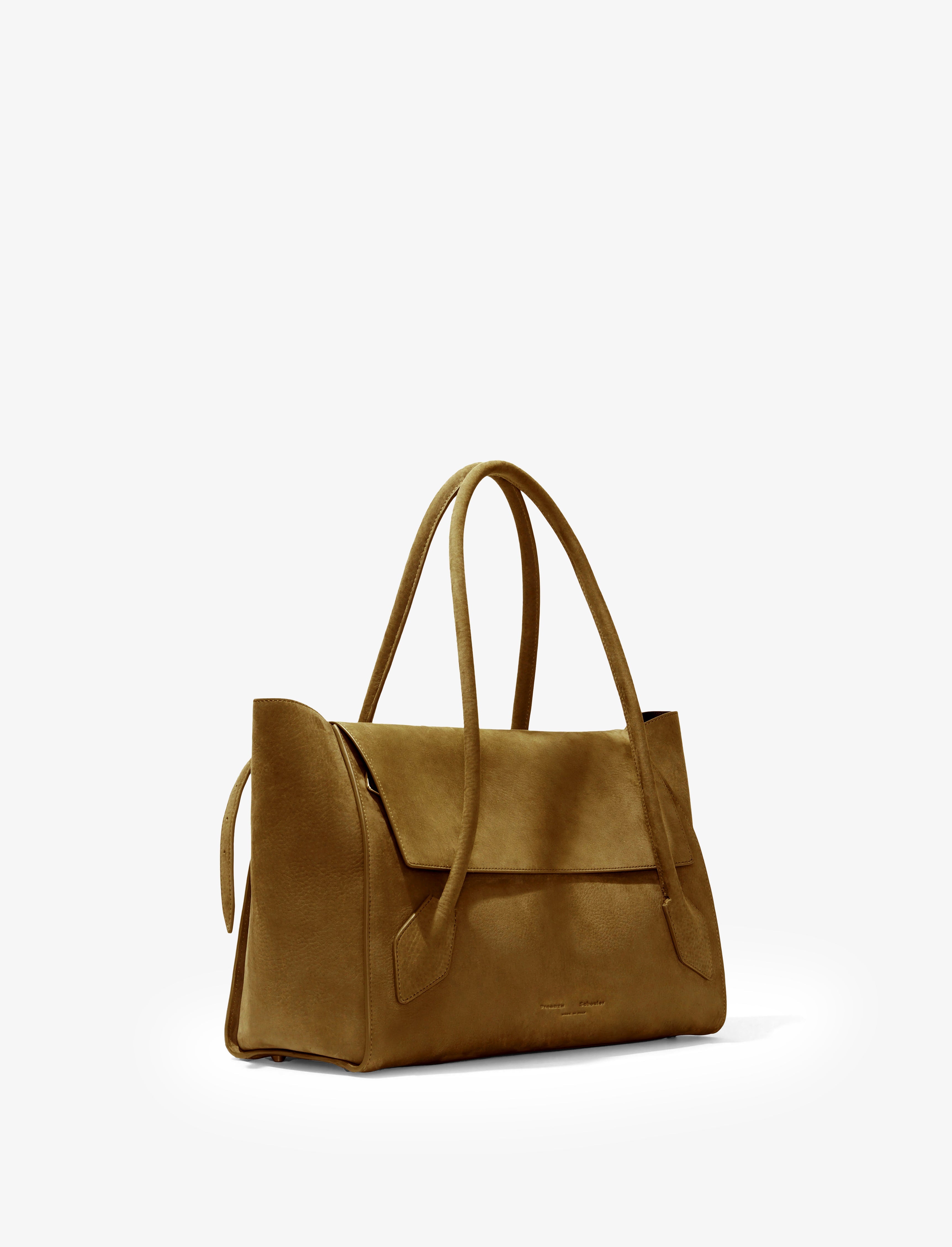 Tate Men's Satchel Bag | Nubuck Calf Leather, Structured Design 2