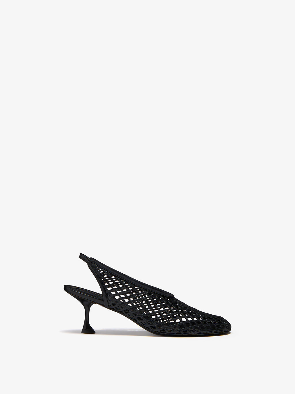 Tee Women's Black Pumps | Nappa Leather, Perforated Design 0