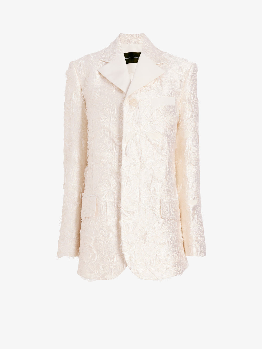 Thea Women's Jacket | Chrysanthemum Float Jacquard, Notched Collar 0
