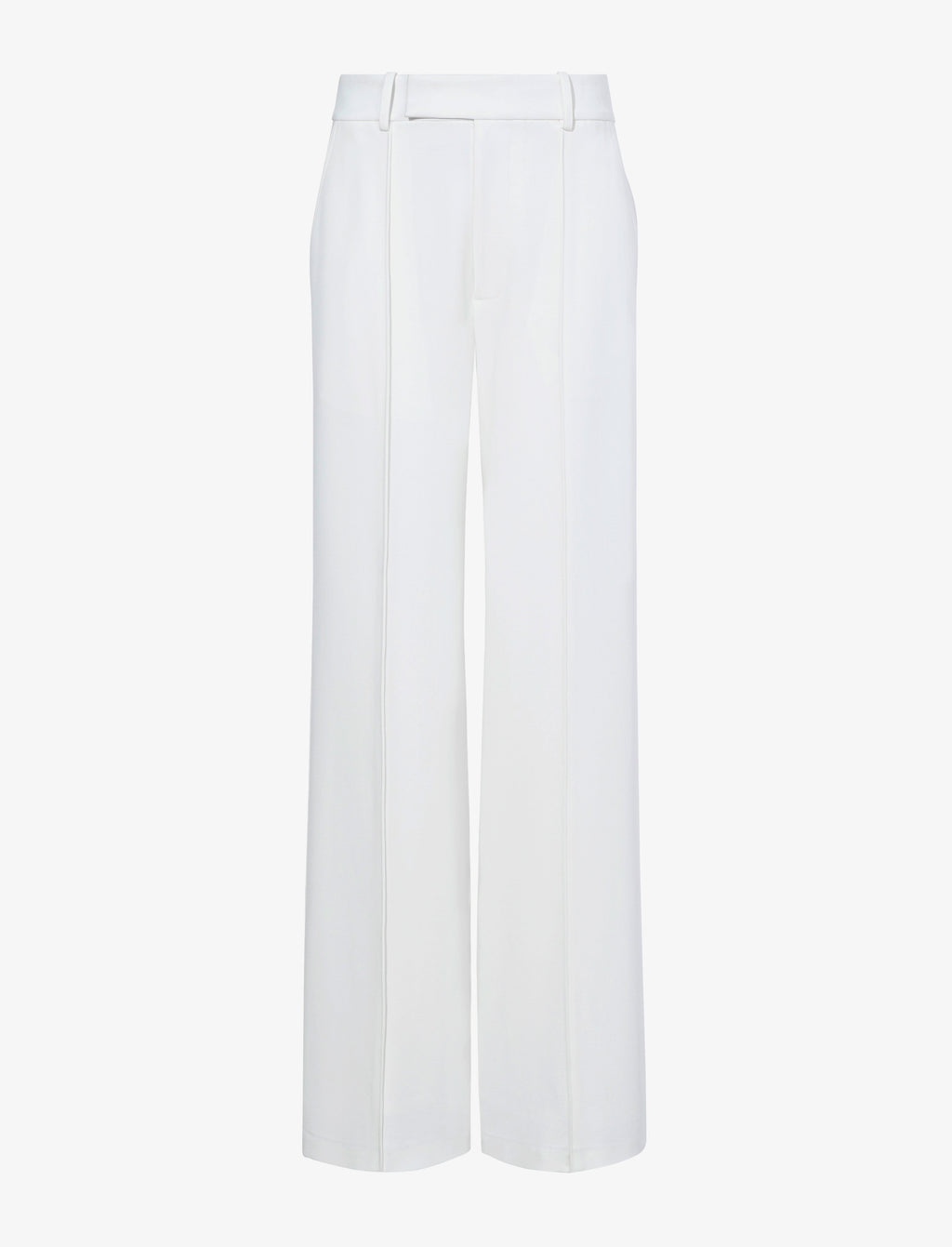 Weyes Women's Pants | High-Rise Matte Double Crepe, Tailored Fit 0