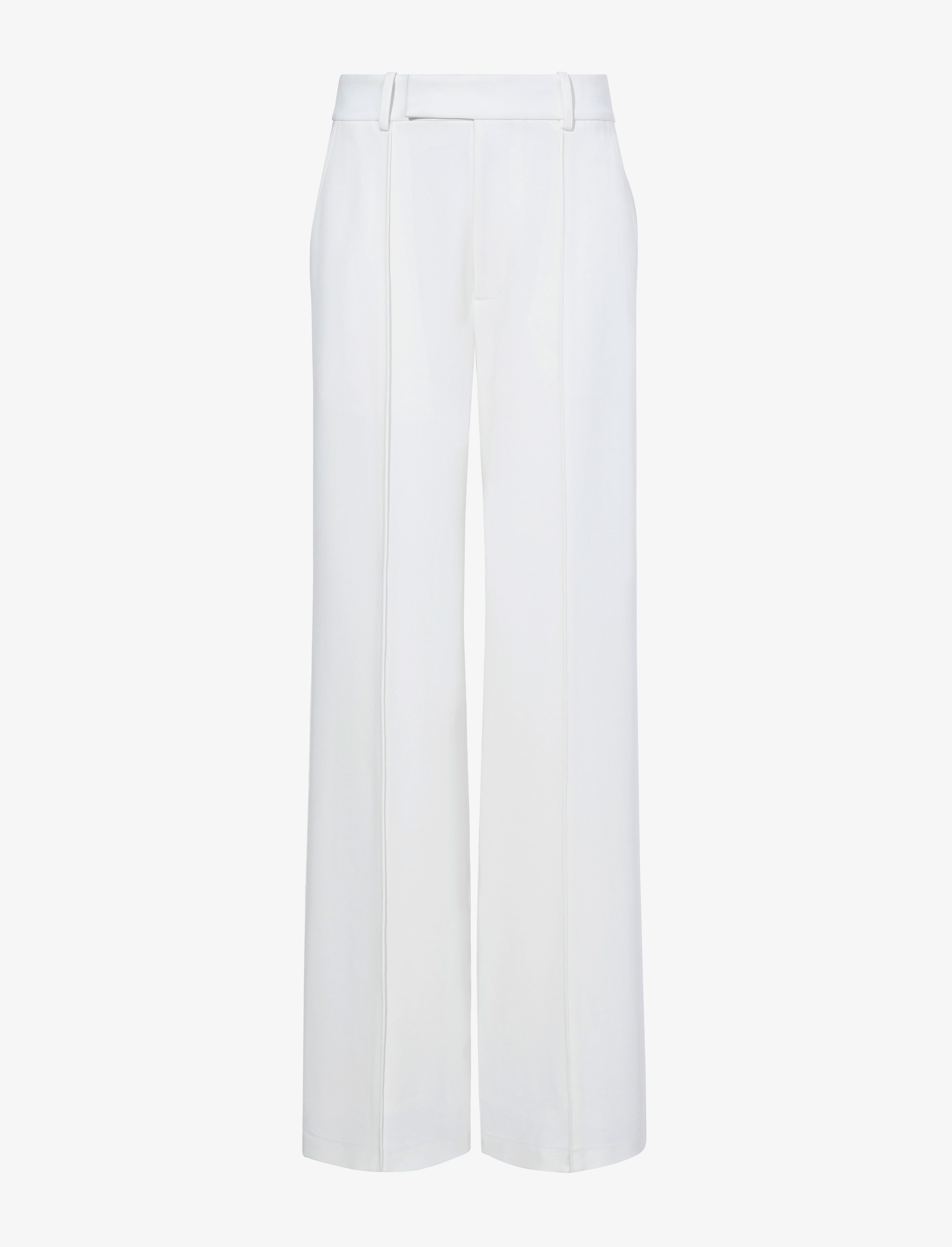 Weyes Women's Pants | High-Rise Matte Double Crepe, Tailored Fit 0
