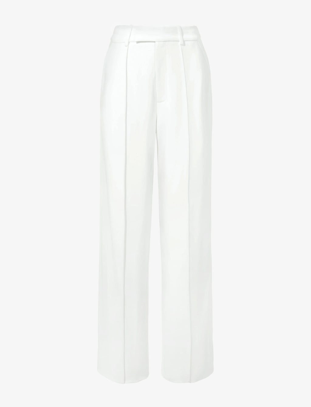 Weyla Women's Pants | High-Rise Matte Double Crepe, Side Pockets 0