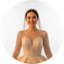 Custom Amanda Novias Wedding Dress - editorial-used-by