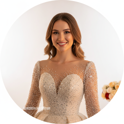 Custom Amanda Novias Wedding Dress - editorial-used-by